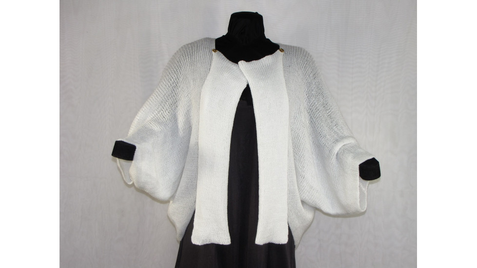 veste carrée white
